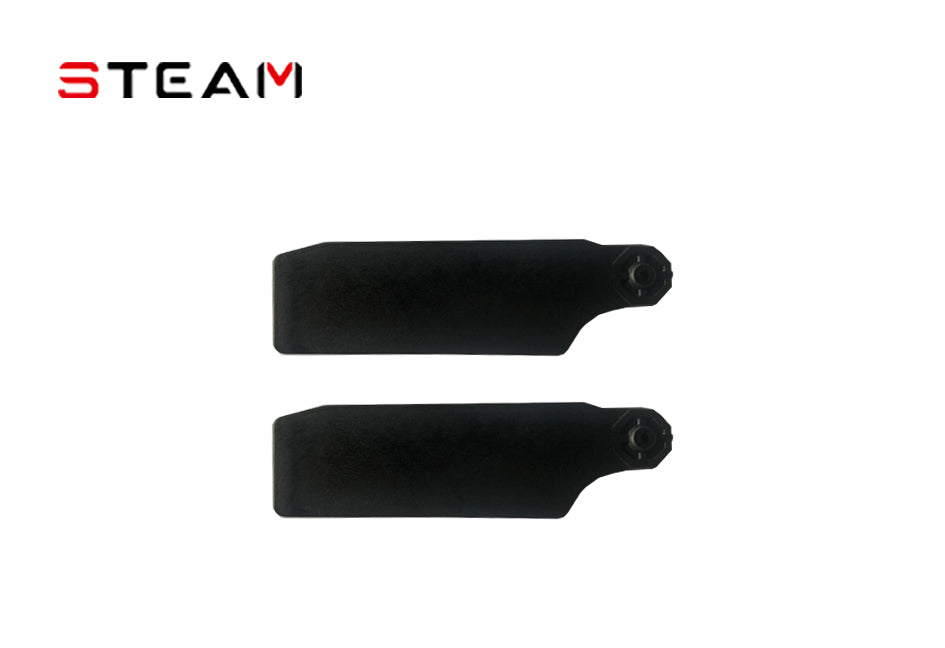 Black Plastic Tail Blade/74mm/M2.6/3MM ZC74-m2-2.6MM