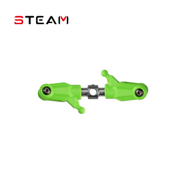 Steam Wonderful 550/600 Tail Rotor Clamp Set / Black/Green/Orange