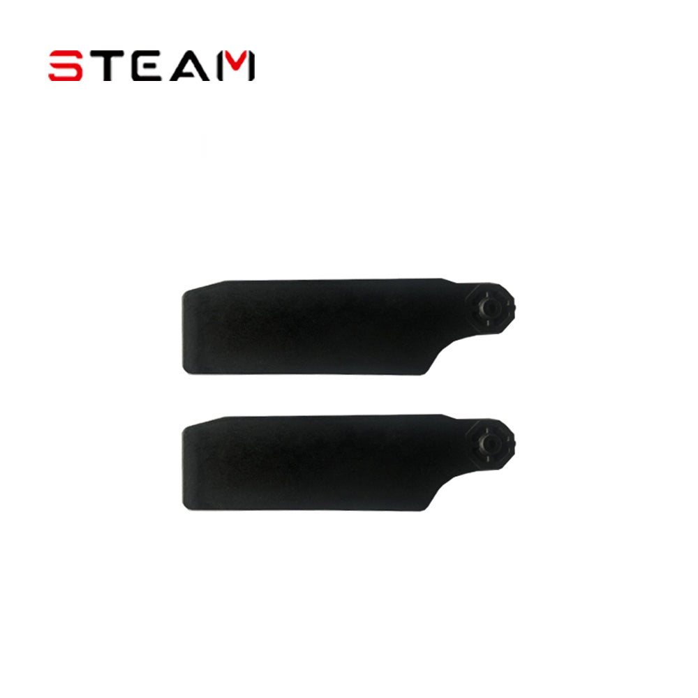 Black plastic heavy hammer tail rotor/71mm/M2.5