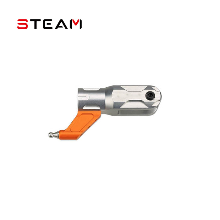 Steam 600 main rotor paddle clamp arm/orange